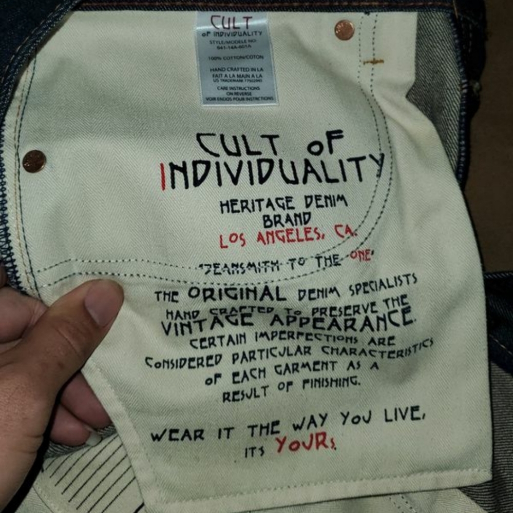 Cult of Individuality Heritage/SelvedgeDenim/Brand
